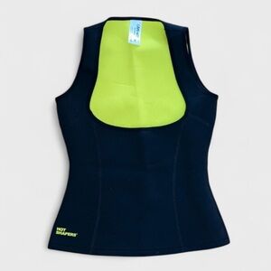 Cami Hot Shapers Neoprene Tank Top Black Womens Sz M